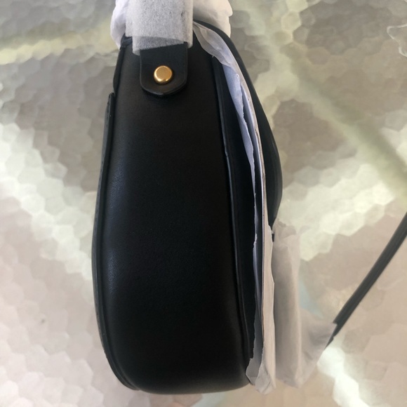 NWT $348 TORY BURCH MILLER SMALL LEATHER SADDLEBAG - Picture 12 of 14